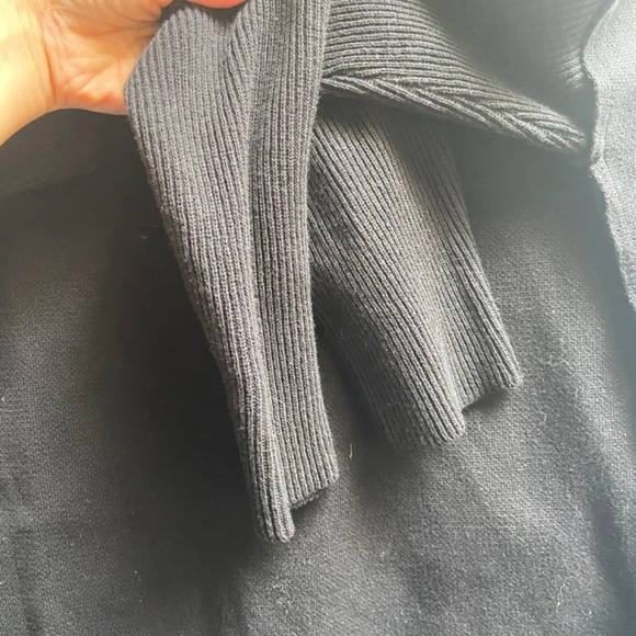 LUXE by Priv long sleeve button big collar oversized cardigan jacket Sz M - Picture 7 of 11